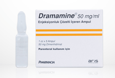 DRAMAMINE 50 MG/ML ENJEKSİYONLUK ÇÖZELTİ İÇEREN AMPUL, 5 ADET