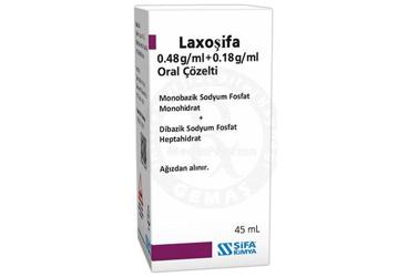 LAXOSİFA 0.48 G / ML + 0.18 G/ ML ORAL ÇÖZELTİ, 45 ML