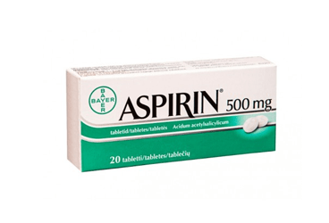 ASPIRIN 500 MG TABLET, 20 ADET