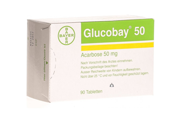 GLUCOBAY 50 MG TABLET, 90 ADET