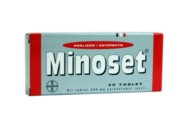MINOSET 500 MG TABLET, 20 ADET