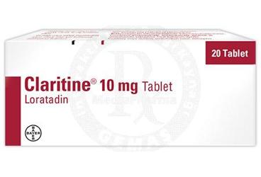 CLARITINE 10 MG TABLET, 20 ADET