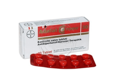 ADALAT CRONO 30 MG KONTROLLU SALIM TABLETI, 20 ADET