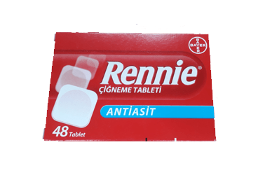 RENNIE 680 MG/80 MG CIGNEME TABLETI, 48 ADET