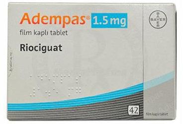 ADEMPAS 1.5 MG FILM KAPLI TABLET , 42 ADET