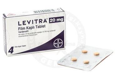 LEVITRA 20 MG FILM KAPLI TABLET, 4 ADET