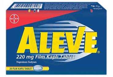 ALEVE 220 MG FILM KAPLI TABLET, 20 ADET