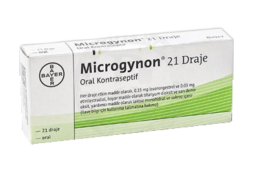 MICROGYNON 150 MCG/30MCG KAPLI TABLET, 21 ADET
