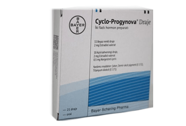 CYCLO-PROGYNOVA 2 MG+2 MG/0.5 MG KAPLI TABLET, 21 ADET