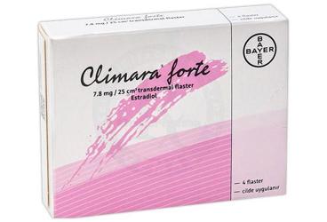 CLIMARA FORTE 7.8 MG/25 CM2 TRANSDERMAL FLASTER, 4 ADET