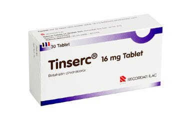 TINSERC 16 MG TABLET, 30 ADET