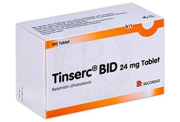 TİNSERC BID 24 MG TABLET, 100 ADET