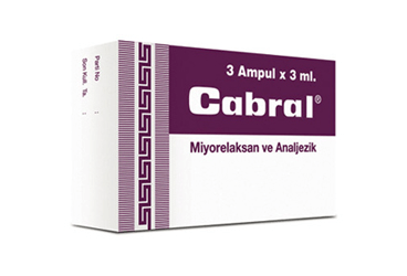 CABRAL 800 MG/3 ML IM ENJEKSİYONLUK ÇÖZELTİ (3 AMPUL)
