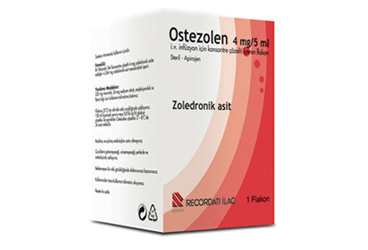 OSTEZOLEN 4 MG/5 ML IV INF. ICIN KONSANTRE COZ. ICEREN FLAKON, 1 ADET
