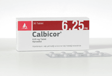 CALBICOR 6,25 MG TABLET, 30 ADET
