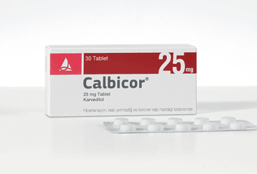 CALBICOR 25 MG TABLET, 30 ADET
