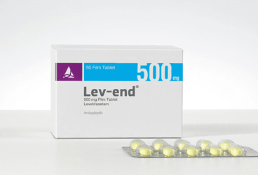 LEV-END 500 MG FILM KAPLI TABLET, 50 ADET