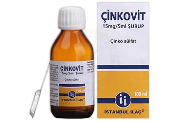 ÇİNKOVİT 15 MG / 5 ML ŞURUP, 100 ML