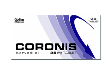 CORONIS 25 MG TABLET, 28 ADET