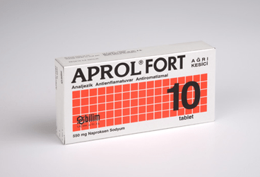 APROL FORT 550 MG FİLM KAPLI TABLET, 10 ADET