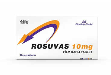 ROSUVAS 10 MG FILM KAPLITABLET, 28 ADET