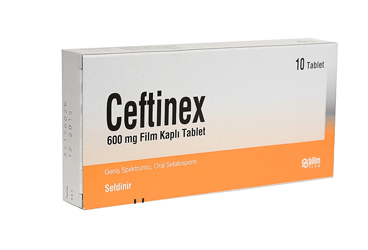 CEFTINEX 600MG FILM KAPLI TABLET, 10 TABLET