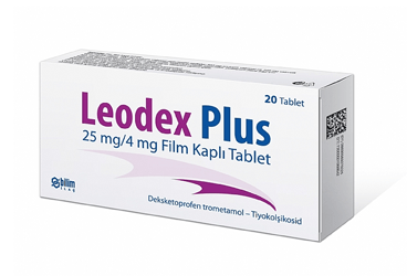 LEODEX PLUS 25 MG/4 MG FILM KAPLI TABLET,TABLET, 20 ADET