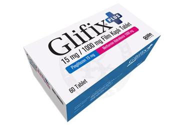 GLIFIX PLUS 15 MG/1000 MG FILM KAPLI TABLET ,TABLET, 60 ADET