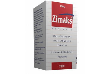ZIMAKS 100 MG/5ML ORAL SÜSPANSİYON HAZIRLAMAK İÇİN KURU TOZ, 100 ML