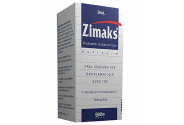 ZIMAKS 100 MG/5ML ORAL SÜSPANSİYON HAZIRLAMAK İÇİN KURU TOZ, 50 ML