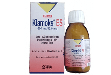 KLAMOKS ES 600 MG/42,9 MG ORAL SUSPANSIYON HAZIRLAMAK ICIN KURU TOZ 150 ML