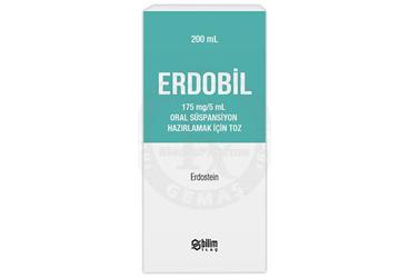 ERDOBİL 175 MG/5 ML ORAL SÜSPANSİYON HAZIRLAMAK İÇİN TOZ, 200 ML