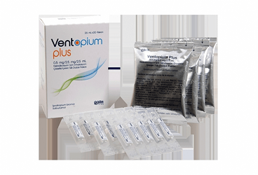 VENTOPIUM PLUS 0.5MG + 2.5MG/2.5ML NEBÜLIZASYON IÇIN INHALASYON ÇÖZELTISI ,20 FLAKON
