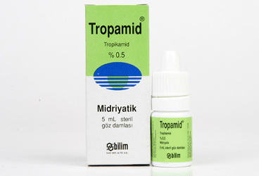 TROPAMİD % 0.5 GÖZ DAMLASI, ÇÖZELTİ