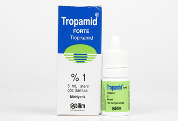 TROPAMİD % 1 FORTE GÖZ DAMLASI, ÇÖZELTİ