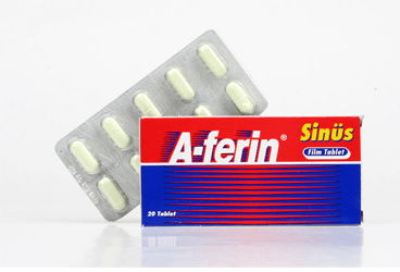 A-FERIN SINUS 500/30/1.25 MG FİLM KAPLI TABLET, 20 ADET