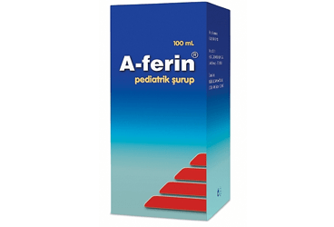 A-FERİN 1 MG +160 MG/5 ML PEDİYATRİK ŞURUP, 100 ML