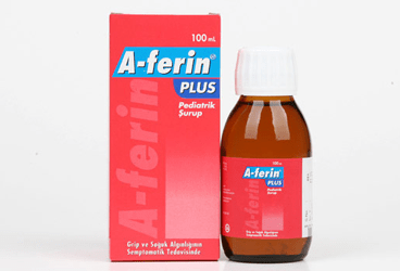 A-FERİN PLUS 1 MG +15 MG+160 MG/5 ML PEDİYATRİKŞURUP,100 ML