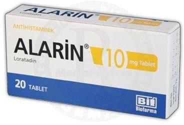ALARIN 10 MG TABLET, 20 ADET