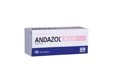ANDAZOL 200 MG FILM KAPLI TABLET, 40 ADET