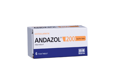 ANDAZOL 200 MG FILM KAPLI TABLET, 6 ADET