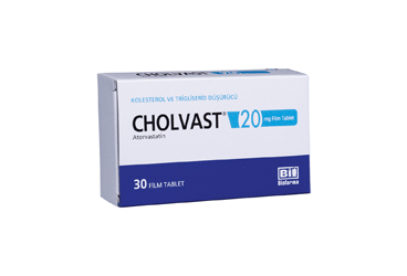 CHOLVAST 20 MG FILM KAPLI TABLET, 30 ADET