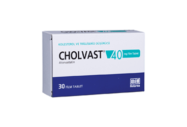 CHOLVAST 40 MG FILM KAPLI TABLET, 30 ADET