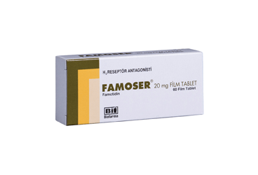 FAMOSER 20 MG FILM KAPLI TABLET, 60 ADET