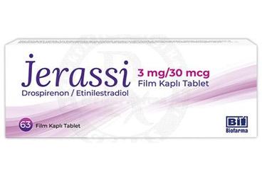 JERASSİ 3 MG/30 MCG FİLM KAPLI TABLET, 63 ADET