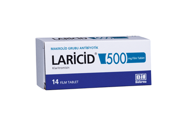 LARICID 500 MG FILM KAPLI TABLET, 14 ADET