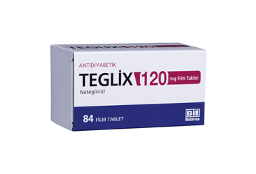 TEGLIX 120 MG FILM KAPLI TABLET, 84 ADET