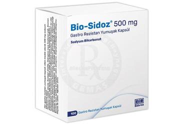 Bio-Sidoz 500 mg Gastro Rezistan Yumuşak Kapsül, 100 ADET