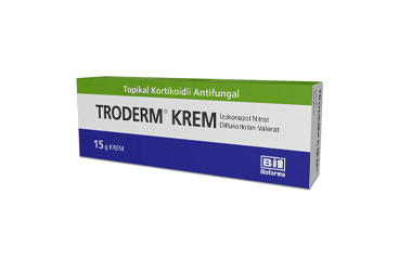 TRODERM 10 MG/G+1 MG/G KREM ,15 G