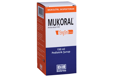 MUKORAL 15 MG/5 ML PEDIATRIK SURUP, 150 ML